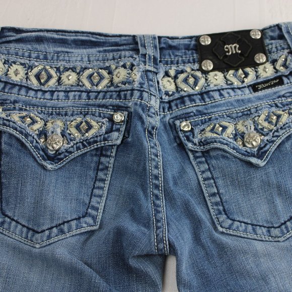 Miss Me Jeans, Boot, Low Rise, Size 29 - Picture 2 of 9